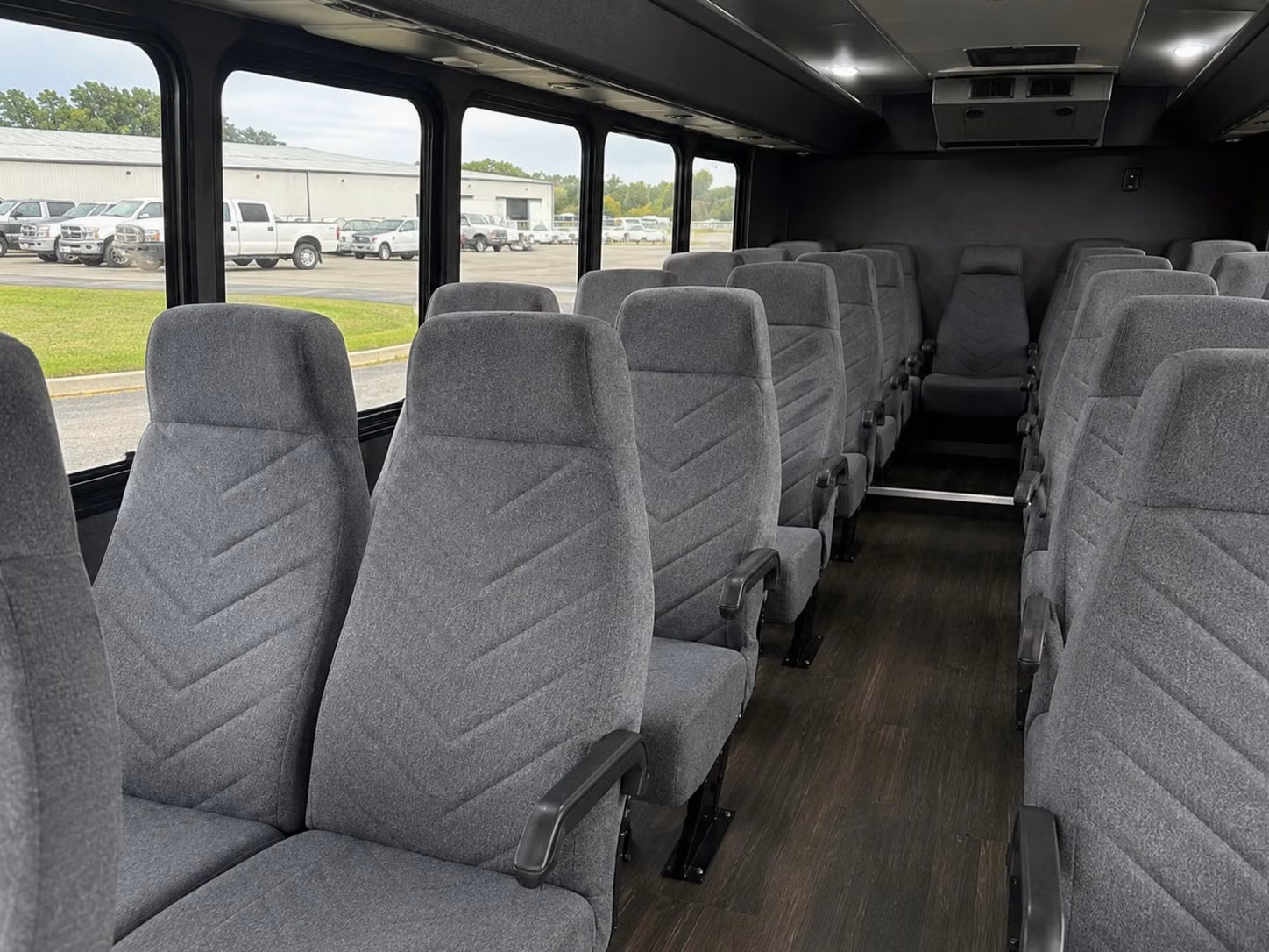 15 passenger minibus interior