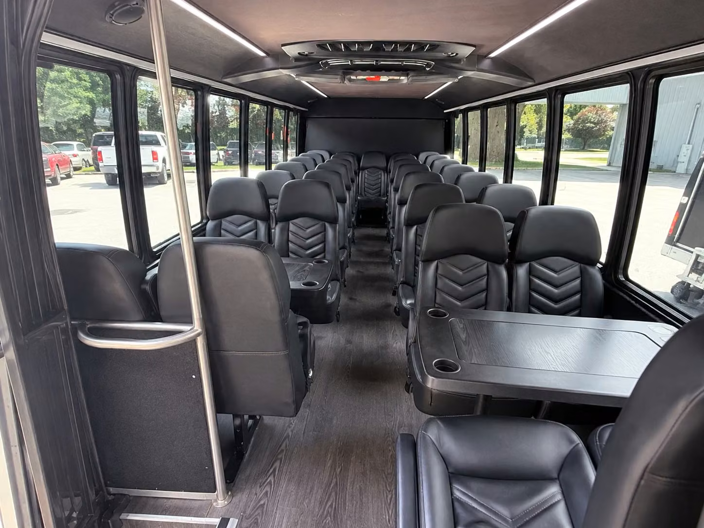 18 passenger minibus inside