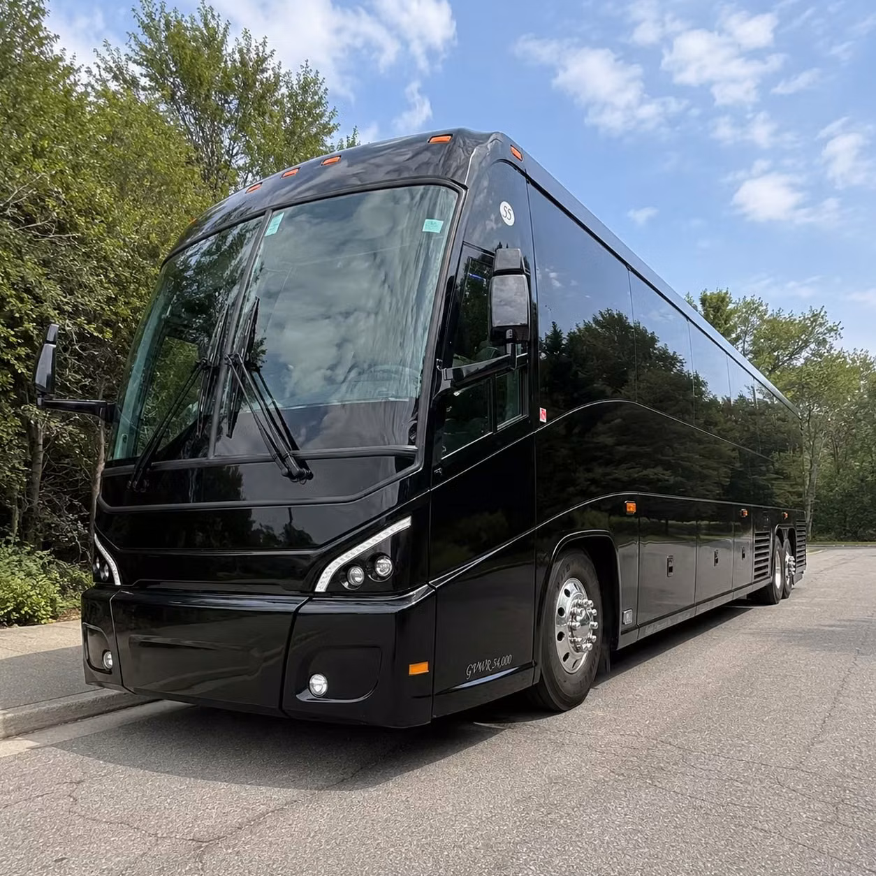 birmingham charter bus rental exterior